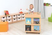 Boeken trolley wit Tangara Groothandel voor de Kinderopvang Kinderdagverblijfinrichting9